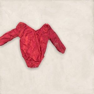 Red lace onsie